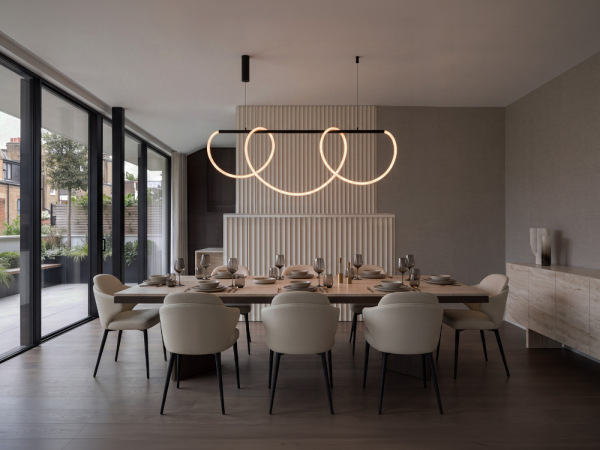 LED závesné svietidlo + diaľkový ovládač 105W - J4396/B 4