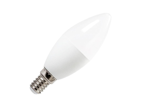LED žiarovka 8W - C37 / E14 / SMD / 4000K - ZLS724 4