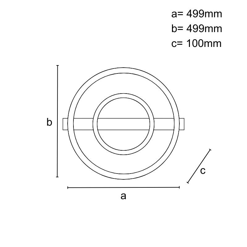 LED stropné svietidlo s diaľkovým ovládačom 60W - J3364/B 2