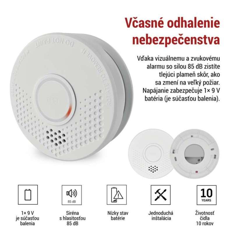 DETEKTOR KOUŘE TSS910A 1