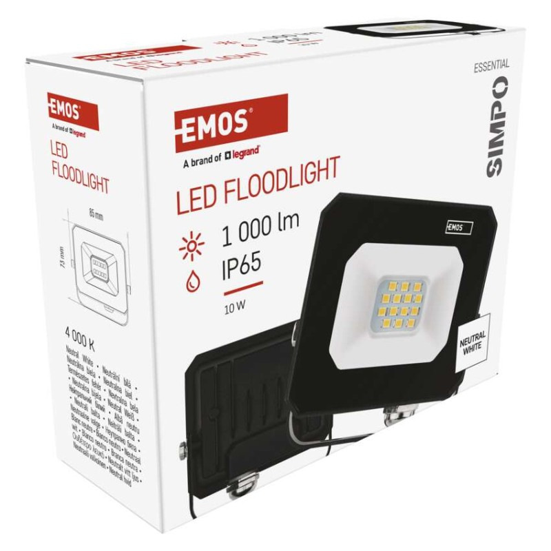 LED REFLEKTOR SIMPO 10W 1000LM IP65 NW 13