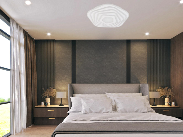 LED stropná lampa + diaľkový ovládač 125W - J1301/W 8