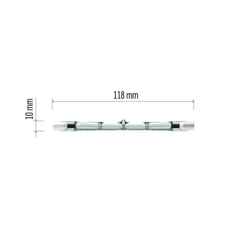 Výbojka 140W 220V R7S 118mm halogénová  ZE0203