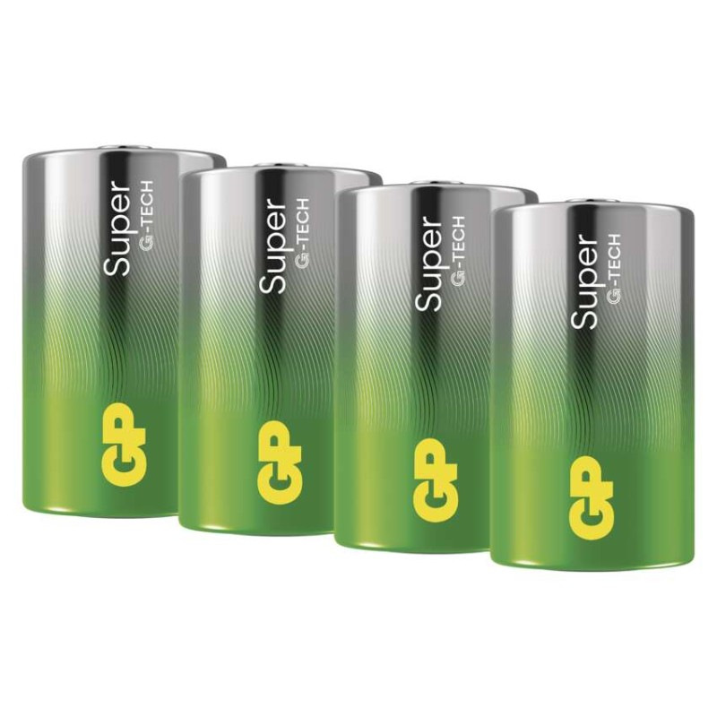 GP alk. bat. SUPER D (LR20) 4SH 1