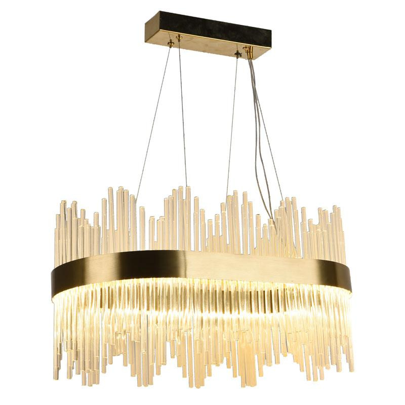 LED krištáľový luster + diaľkový ovládač 70W - J6315/C 9