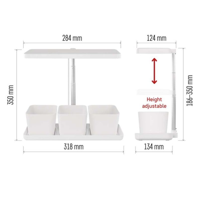 LED Lampa GROW Pestovatelská 7W, časovač,stmievat. Z7904 EMOS 1