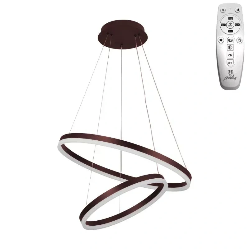 LED závesná lampa na lanku + diaľkový ovládač 70W - J4310/BR 4