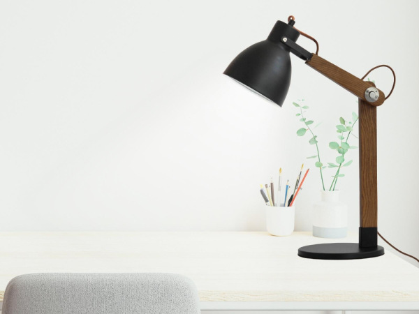 Stolná lampa z masívneho dreva E27 / 60W - WRE151 6