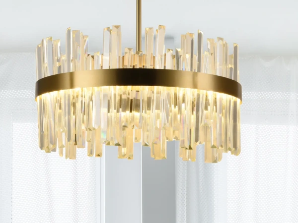 LED krištáľový luster + diaľkový ovládač 80W - J6335/C 10