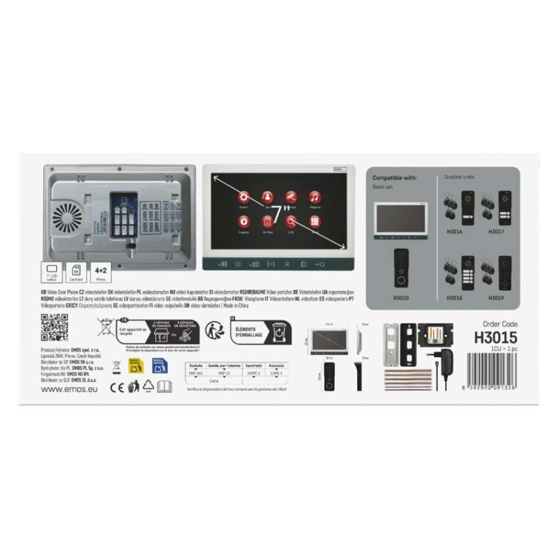 VIDEOTELEFÓN 7'' EM-10AHD   H3015 6