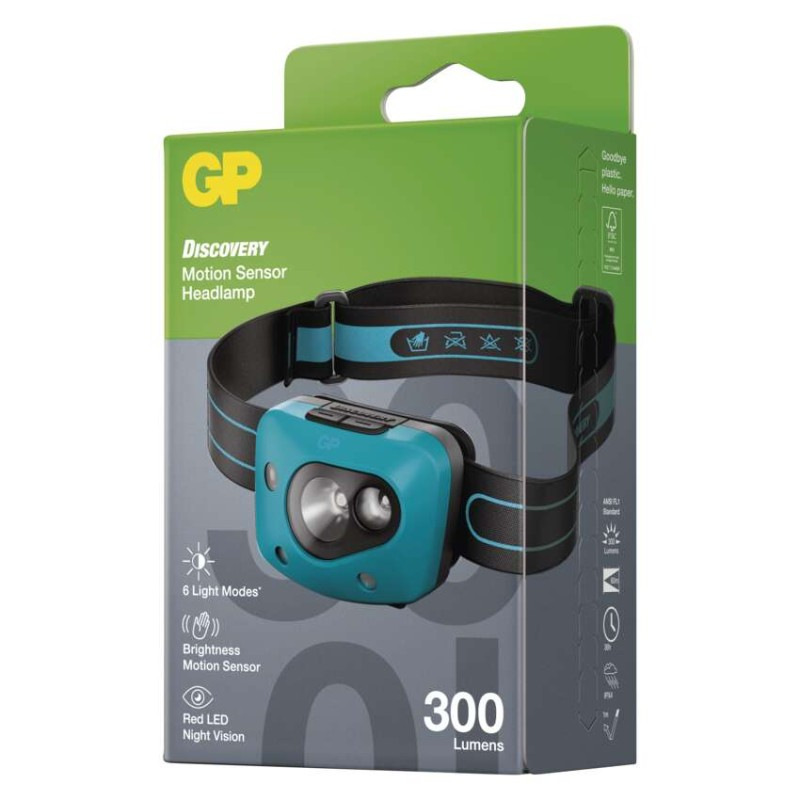 LED čelovka GP Discovery CH44, 300 lm 7