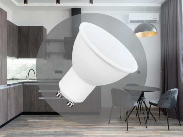 LED žiarovka 6W - GU10 / SMD / 6500K - ZLS106 6