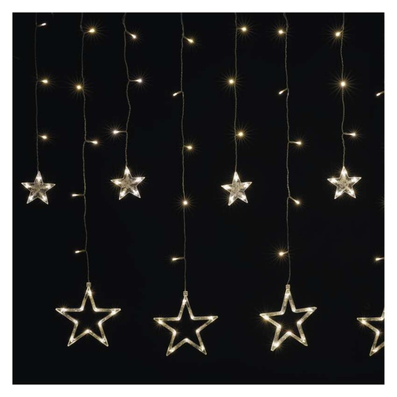 115LED CURTAIN STARS WW 5
