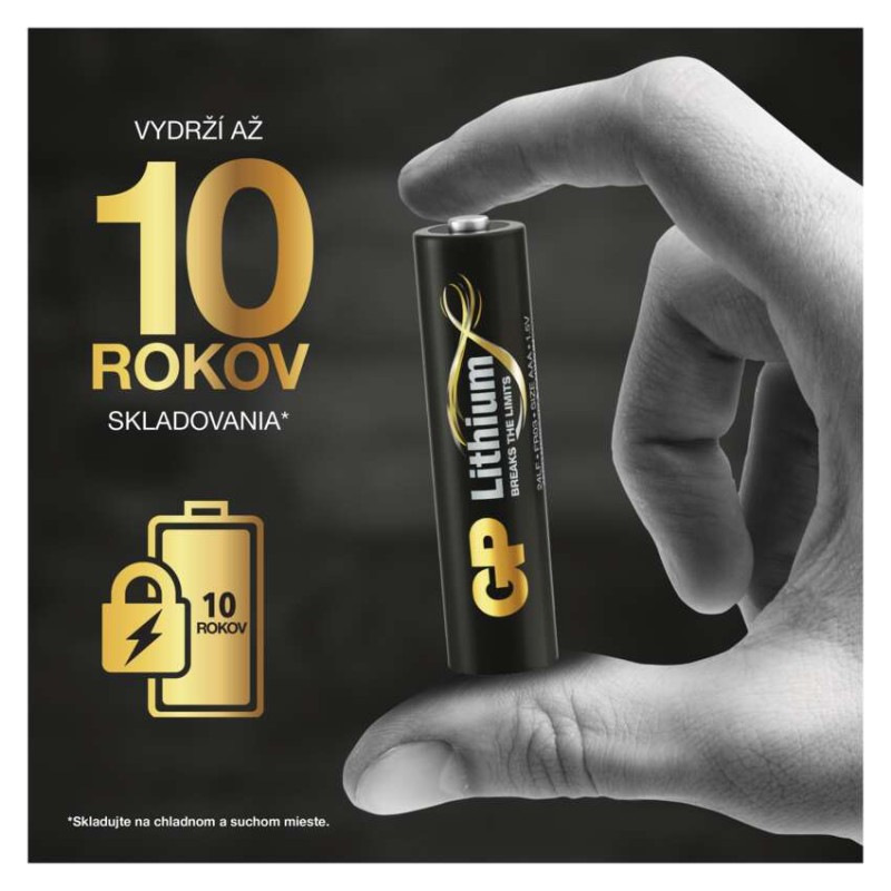 GP BAT. LITHIOVÁ FR03 2BL 3