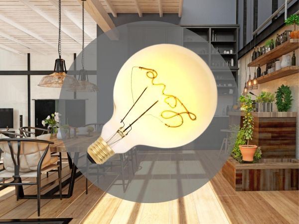 LED dekoratívna žiarovka / filament VINTAGE 2W LOVE - G125 / E27 / 2000K - ZSF112 6