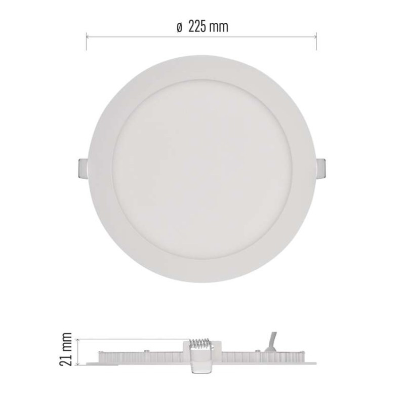 LED SVÍTIDLO NEXXO VES.KR 18W 1500LM IP4 2