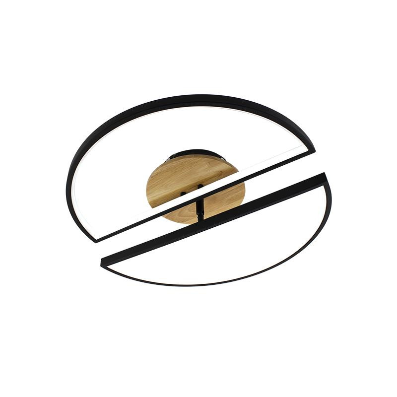 LED stropné svietidlo s diaľkovým ovládačom 75W - TA1303/BW 12