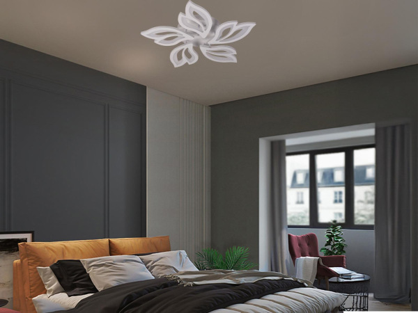 LED stropná lampa + diaľkový ovládač 65W - J3319/W 8