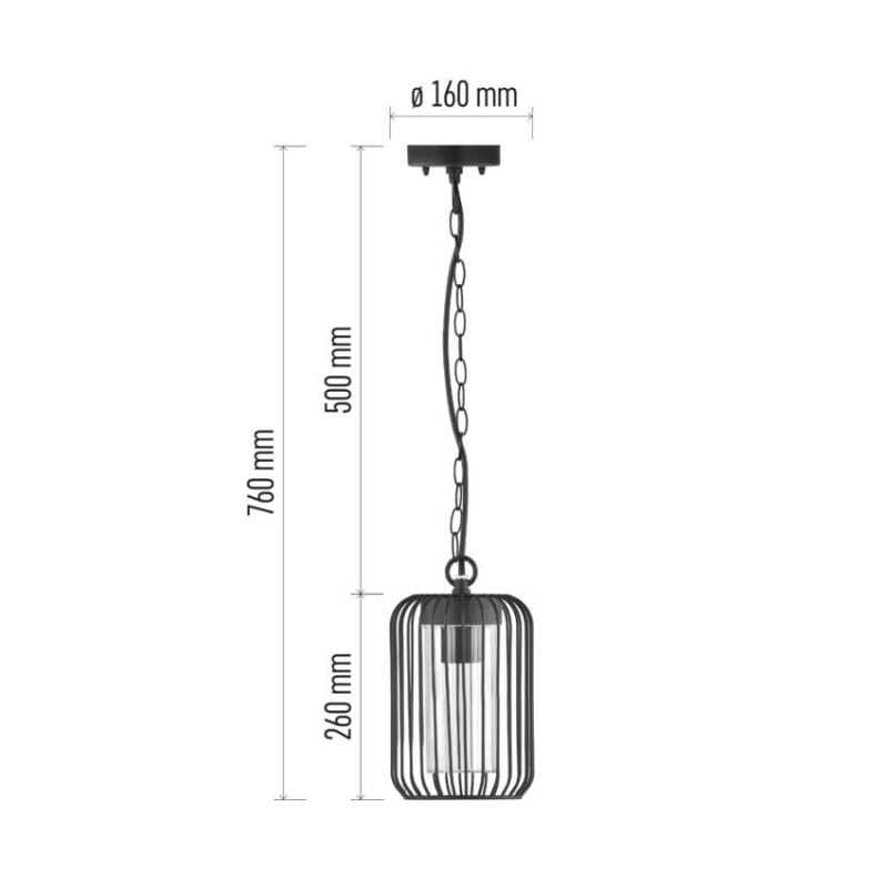 LED ZAHRADNÍ SVÍTIDLO,E27,IP44,MAX 15W,Z 5