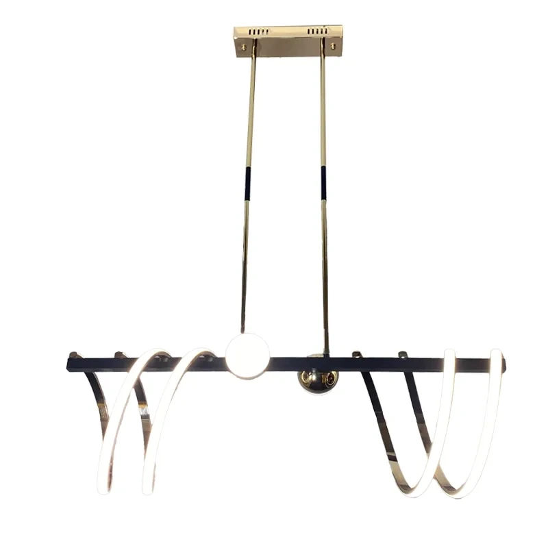 LED závesné svietidlo na tyči + diaľkový ovládač 105W - J4344/GCH 8