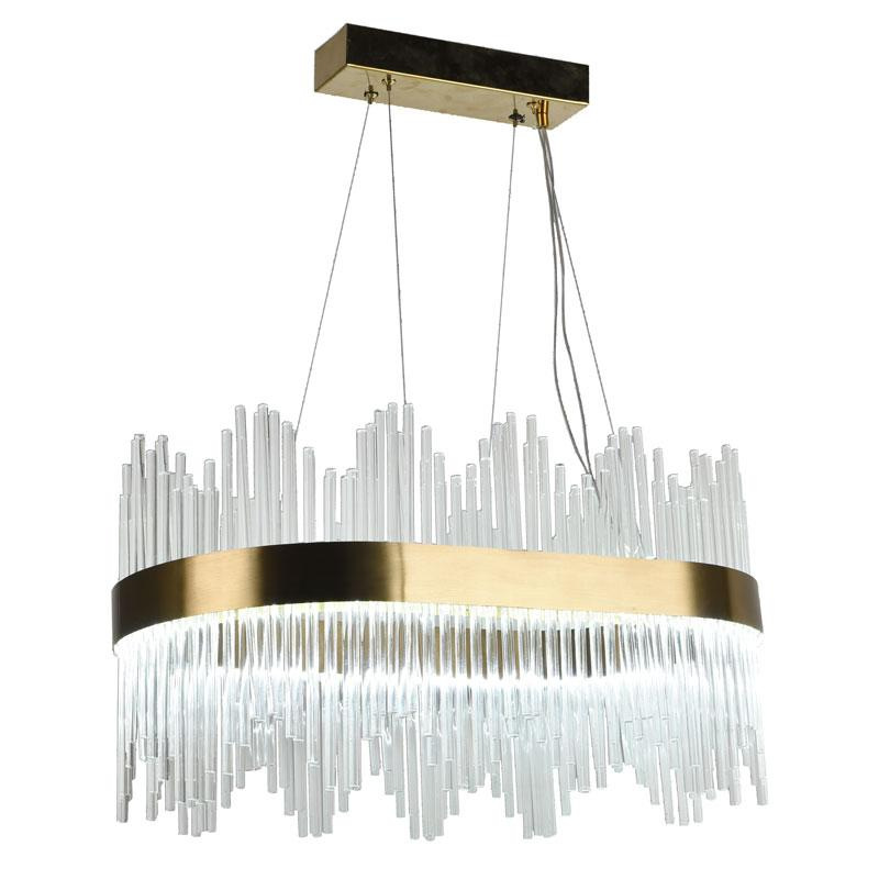 LED krištáľový luster + diaľkový ovládač 70W - J6315/C 8