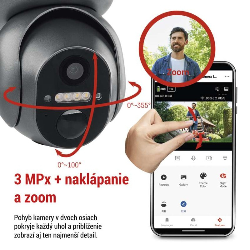 GOSMART IP KAMERA VENKOVNÍ 4G LTE IP-60 2