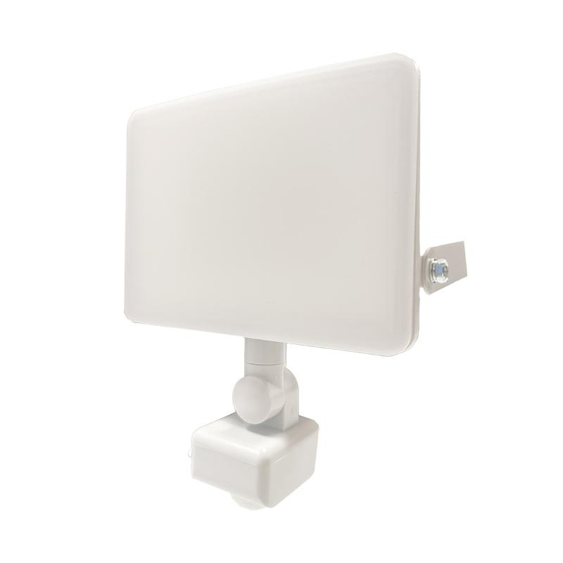 Vonkajší biely LED reflektor so senzorom 20W / 4000K - LF7122S 12