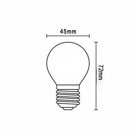 LED žiarovka / filament 6W - G45 / E27 / 4000K - ZLF828 2