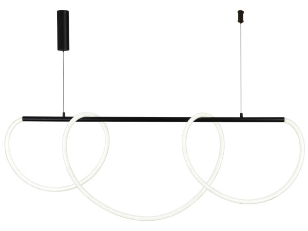 LED závesné svietidlo + diaľkový ovládač 105W - J4396/B 5