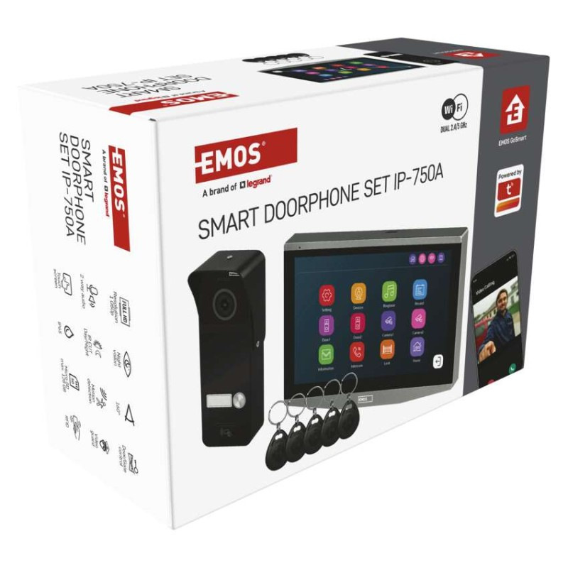 Videovrátnik GoSmart sada IP-750A s WIFI  H4020 11