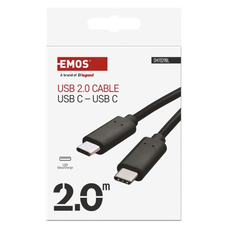 USB 2.0 C/M-C/M 2M ČERNÁ 3