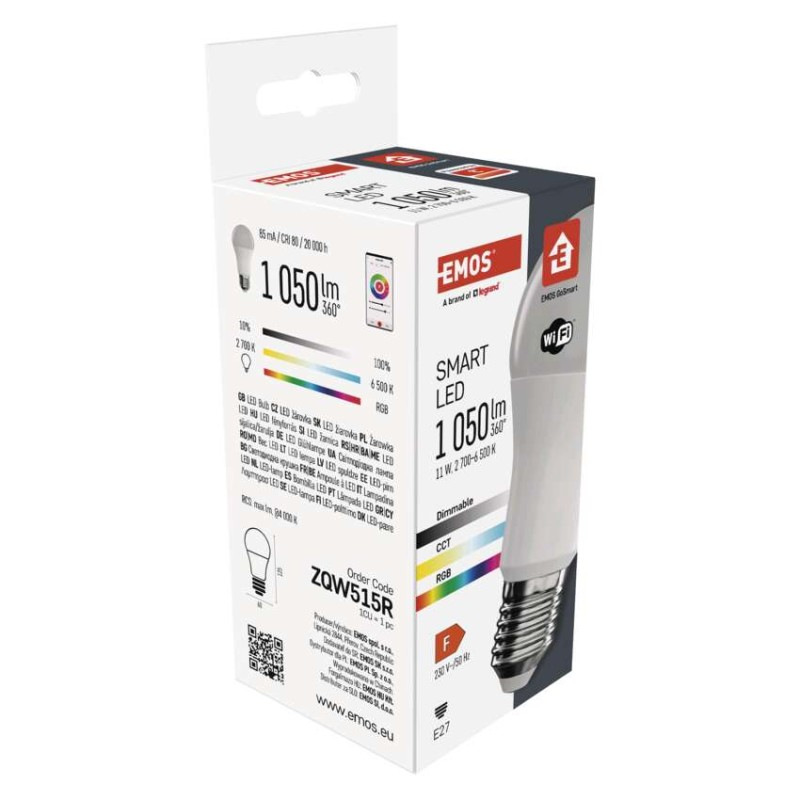 GOSMART LED A60 11W(75W) 1050lm E27 WIFI 12