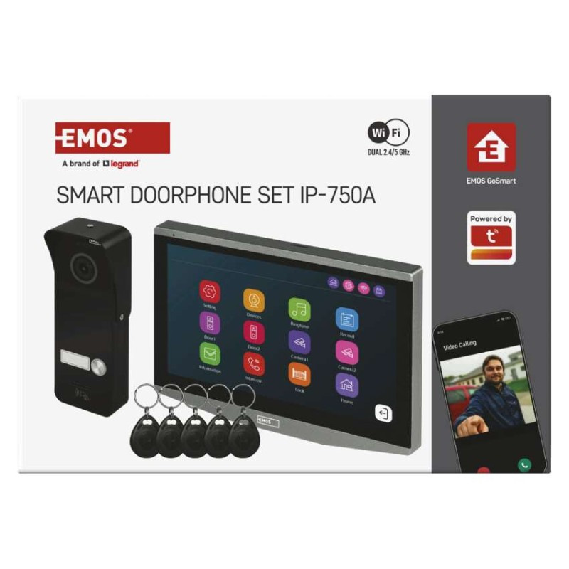 Videovrátnik GoSmart sada IP-750A s WIFI  H4020 8