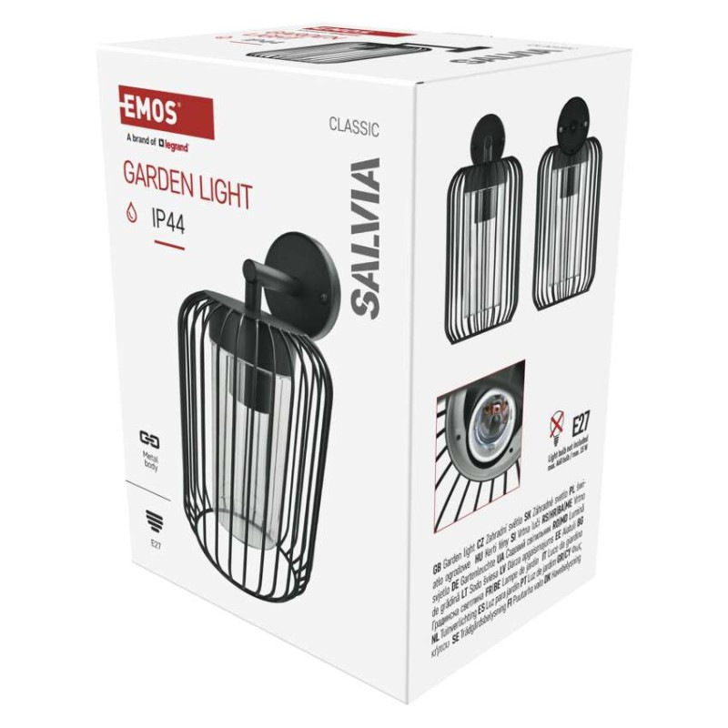 LED ZAHRADNÍ SVÍTIDLO,E27,IP44,MAX 15W,N 6