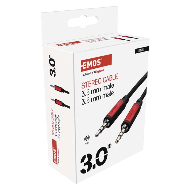 Kábel SM5003 JACK 3,5mm stereo 3m EMOS  SM5003 4