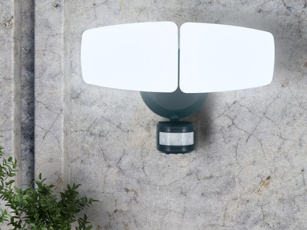 Vonkajší šedý LED reflektor s PIR senzorom 24W / 3000K / 4000K / 6000K - LFX225 7