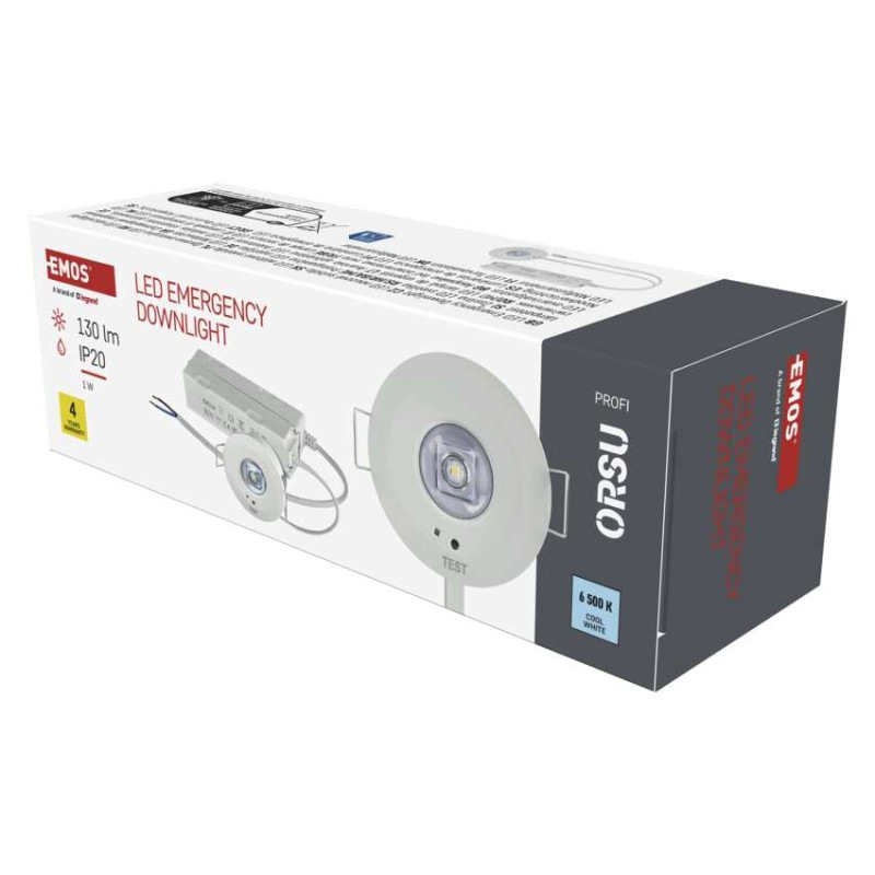 NOUZOVÉ SVÍTIDLO ORSU 1W 130LM 3H AT 12