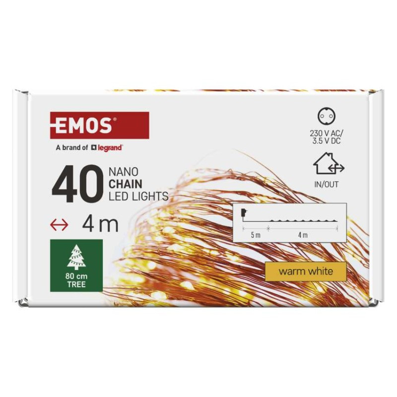 Řetěz NANO 4M měděný IP44 WW 6