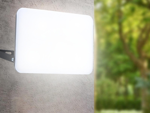 Vonkajší čierny LED reflektor 100W / 4000K - LF7025 9