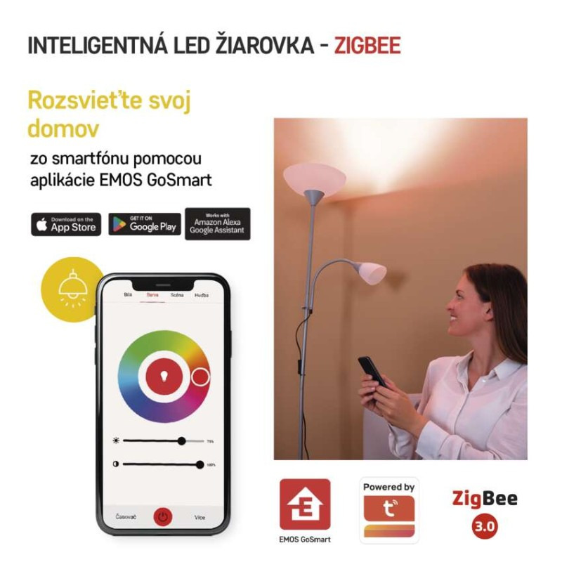 LED GOSMART MR16 4,8W(35W)400lmGU10 ZIGB 3