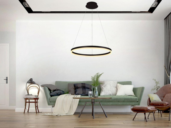 LED závesná lampa na lanku + diaľkový ovládač 42W - J4308/B 4