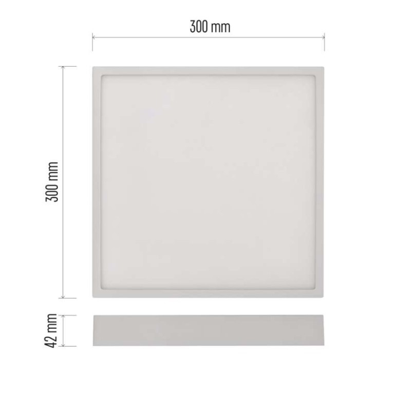 LED PANEL NEXXO PŘ.ČTV 28,5W 2700LM IP40 2