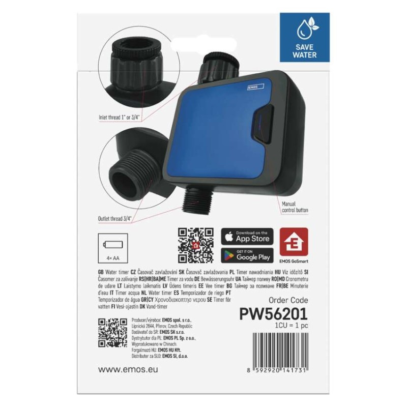 GOSMART ZAVLAŽOVACÍ HODINY PW56201 10