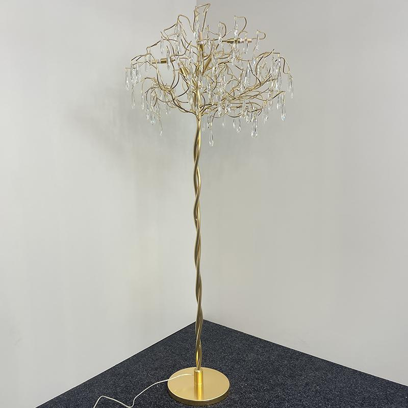 Luxusná krištáľová stojaca lampa 5 x G9 - CA061/F 10