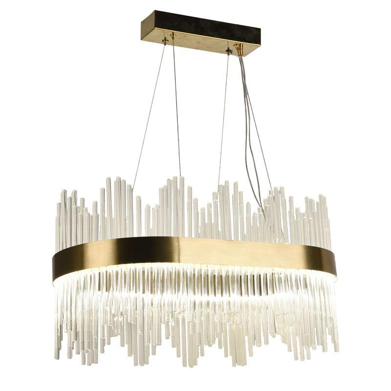 LED krištáľový luster + diaľkový ovládač 70W - J6315/C 6