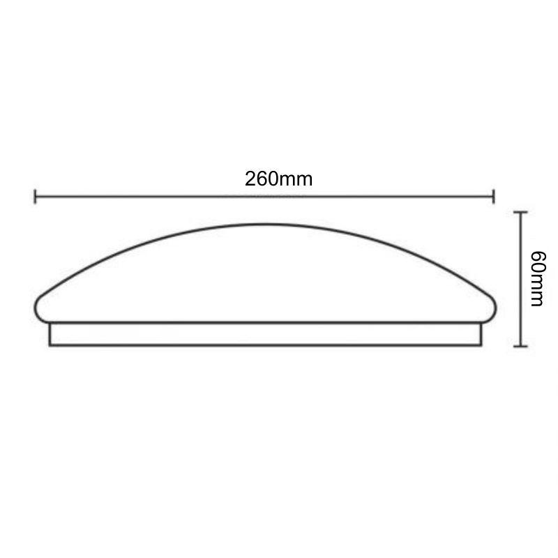 LED stropnica OPAL s PIR 12W / 4000K / PIR - LCL421P 2