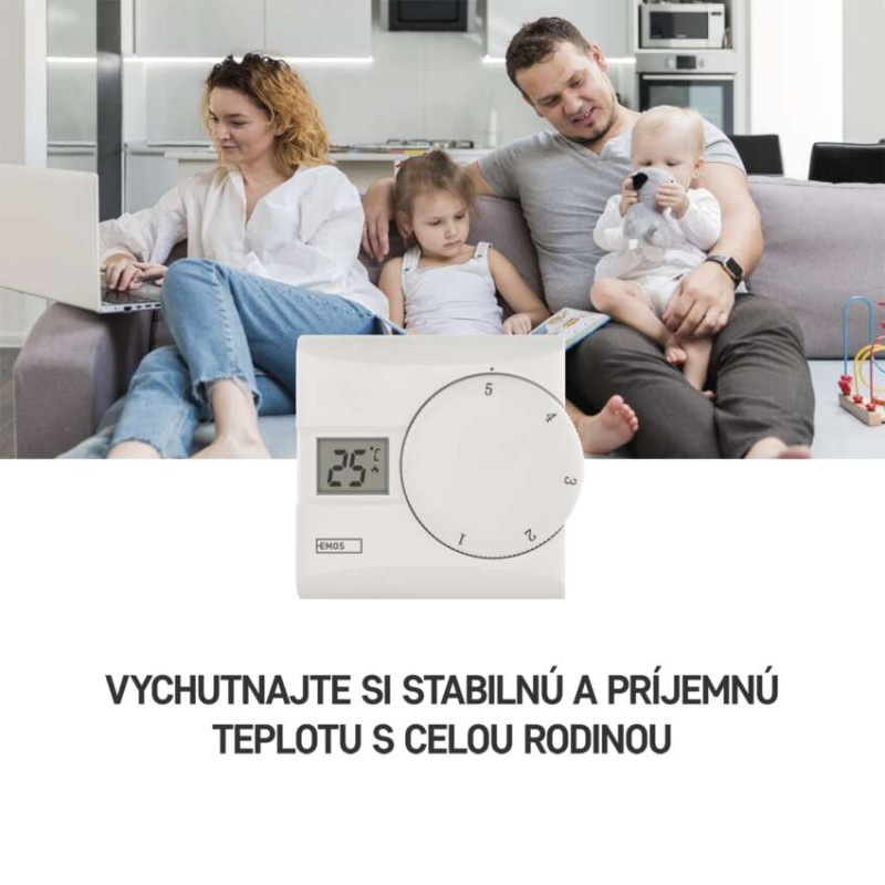 TERMOSTAT DRÁT.MANUÁLNÍ P5603R 1