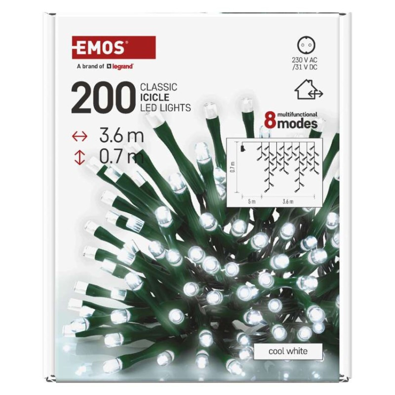Vánoční rampouchy MF 3,6M CW (ZY2050) 8