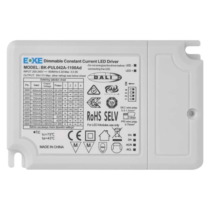 LED Driver ZZ409BD 1050mA 40W DALI pre LED svietidla CC EMOS 1