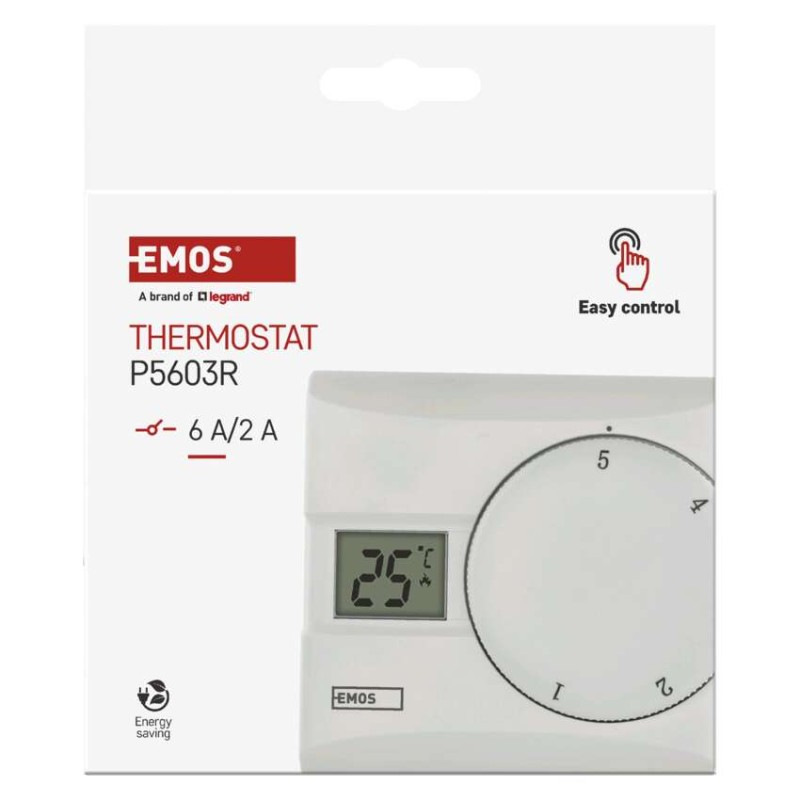 TERMOSTAT DRÁT.MANUÁLNÍ P5603R 9